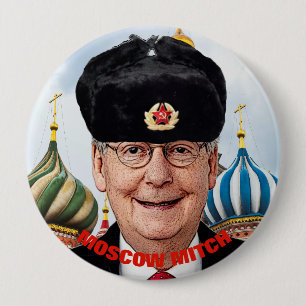 Grinsen von Moskau Mitch McConnell Button