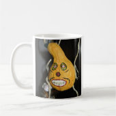 Grinsende Gurke Kaffeetasse (Links)