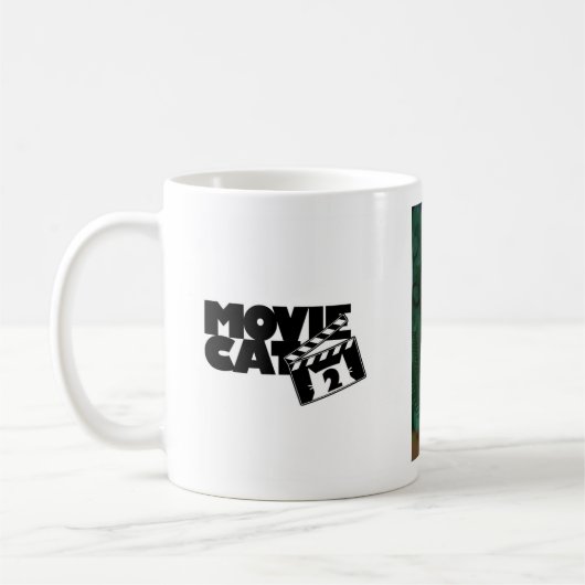 Grinsende Katze Kaffeetasse (Links)