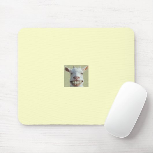 Grinsende Ziege Mousepad (Mit Mouse)
