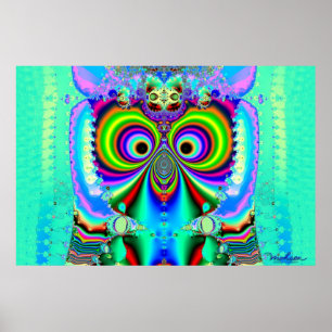 Grinsender Eulen-Musketier 3 Poster