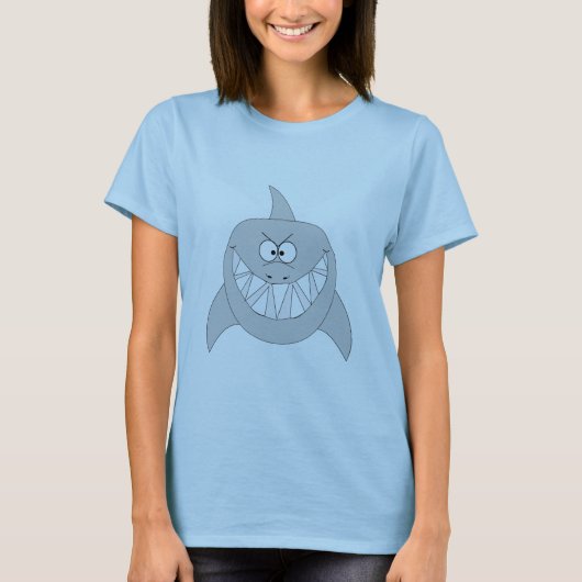 Grinsender Haifisch T-Shirt (Vorderseite)