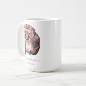 Grinsendes Affen-Mug - Anpassbar Kaffeetasse (Vorderseite Links)
