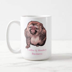 Grinsendes Affen-Mug - Anpassbar Kaffeetasse