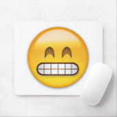 Grinsendes Gesicht mit lächelnden Augen Emoji Mousepad (Mit Mouse)