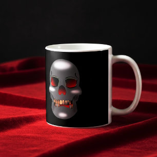 Grinsendes Totenkopf-Mug Kaffeetasse