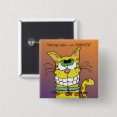 Grinsenkatze Button (Vorne & Hinten)