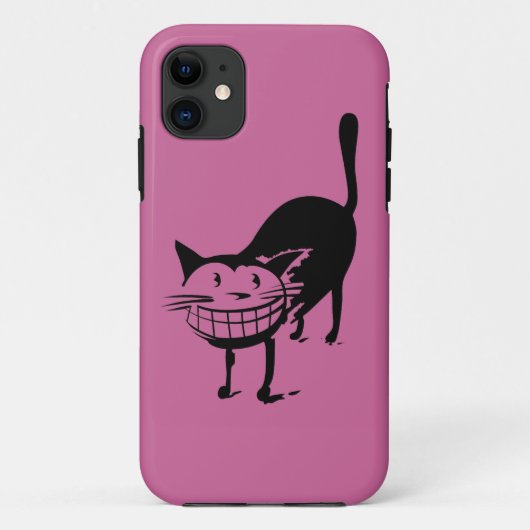 Grinsenkatze Case-Mate iPhone Hülle (Rückseite)