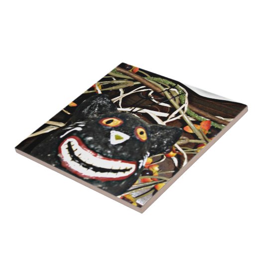 Grinsenkatze Fliese (Seite)