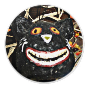 Grinsenkatze Keramikknauf
