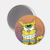 Grinsenkatze Magnet (Vorderseite/Rückseite)