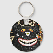 Grinsenkatze Schlüsselanhänger (Vorderseite)