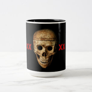 Grinskopf Zweifarbige Tasse
