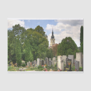 Grinzinger Friedhof, Wien Österreich Seidenpapier