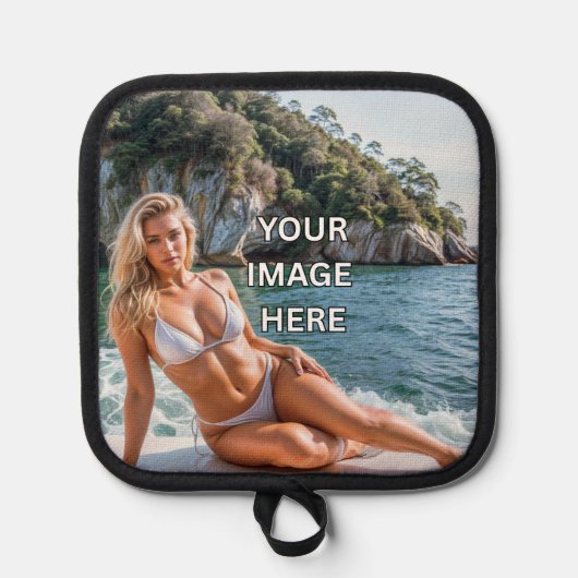 GRIP! 🧤 Custom Pot Holder – No Slip   Topflappen (Vorderseite)