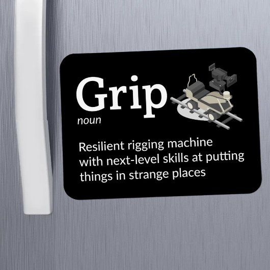Grip-Definition - Crew 3" x 4" Flex Magnet
