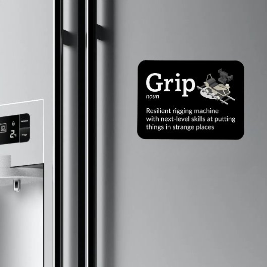 Grip-Definition - Crew 3" x 4" Flex Magnet