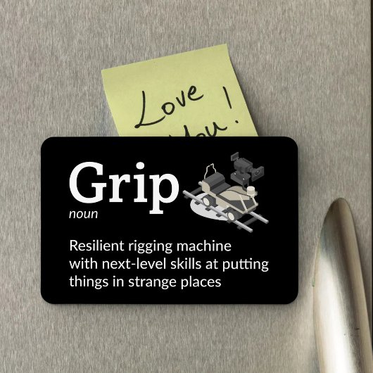 Grip-Definition - Crew 4" x 6" Flex Magnet