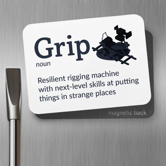 Grip Definition - Set Life 3" x 4" Flex Magnet