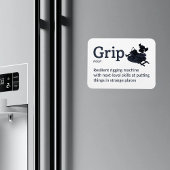 Grip Definition - Set Life 3" x 4" Flex Magnet