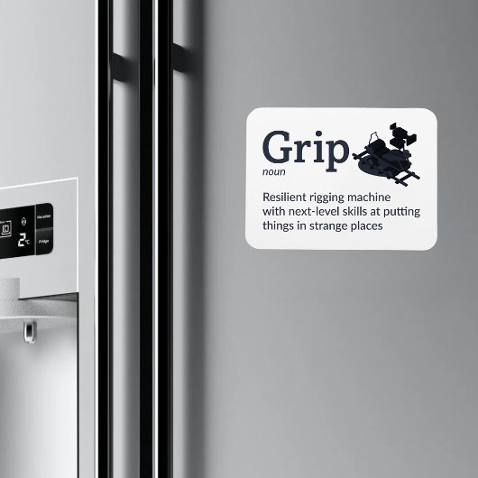 Grip Definition - Set Life 3" x 4" Flex Magnet