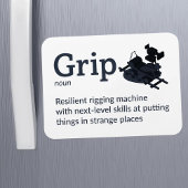 Grip Definition - Set Life 3" x 4" Flex Magnet