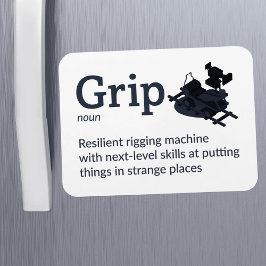 Grip Definition - Set Life 3" x 4" Flex Magnet
