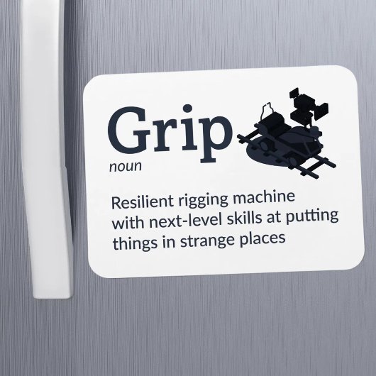 Grip Definition - Set Life 3" x 4" Flex Magnet