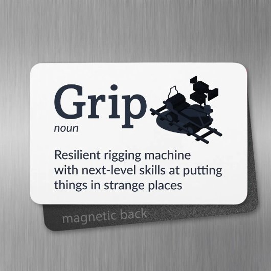 Grip Definition - Set Life 4" x 6" Flex Magnet