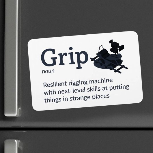 Grip Definition - Set Life 4" x 6" Flex Magnet