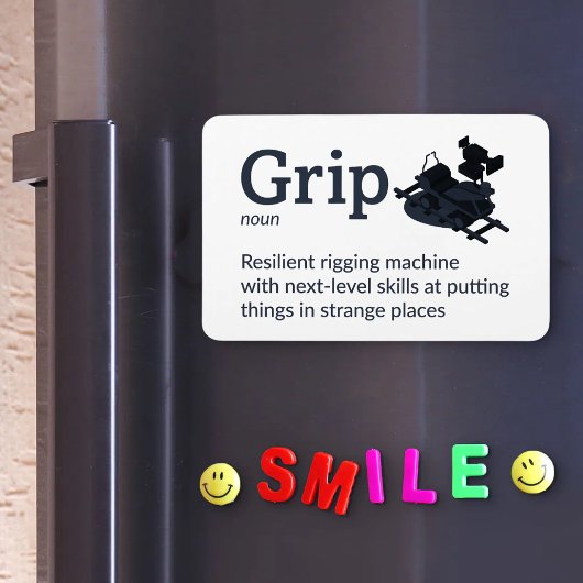 Grip Definition - Set Life 4" x 6" Flex Magnet