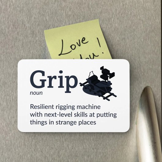 Grip Definition - Set Life 4" x 6" Flex Magnet