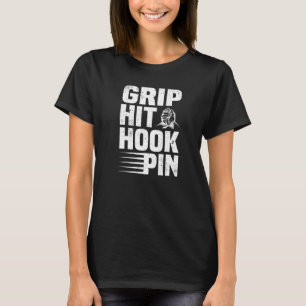 Grip Hit Hook Button Arm Wrestling T-Shirt