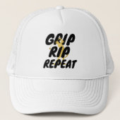 Grip Rip Repeat | Grip It And Rip It | Golf Truckerkappe (Vorderseite)