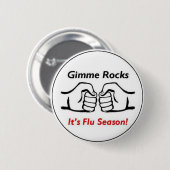 Grippe-Knopf Button (Vorne & Hinten)