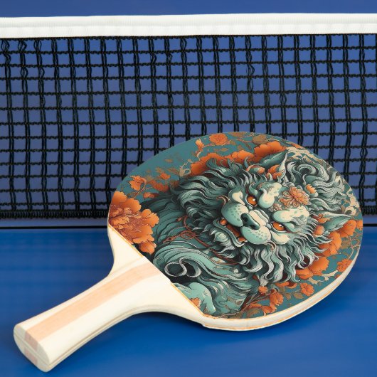 Grippe Löwe von Weisheit Ping Pong Paddle Tischtennis Schläger (InSitu)