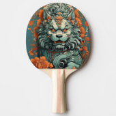 Grippe Löwe von Weisheit Ping Pong Paddle Tischtennis Schläger (Vorderseite)