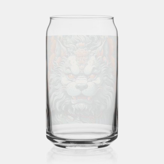 Grippe Löwe von Weisheitsbier Can Dosenglas (Rückseite)