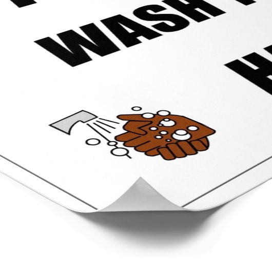 Grippe-Poster Poster (Ecke)