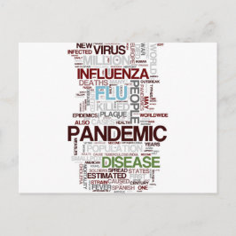 Grippe Postkarte