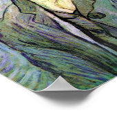 Grippe Saison Van Gogh mit Maske Poster (Ecke)