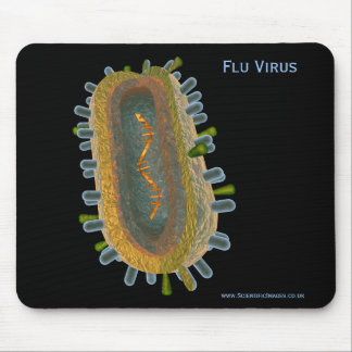 Grippe-Virus Mousepad
