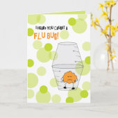 Grippe wird gut gefangen Bug in Medicinal Cups Karte (Gelbe Blume)