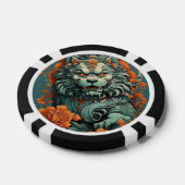 Grippeiche Löwe von Weisheit Poker Chip (Einzeln)