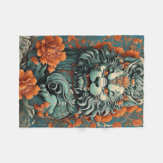 Grippelion des Weisheits Fleece Blanket (Vorderseite (Horizontal))