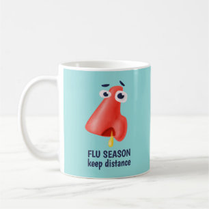 Grippesaison Behalt Distance Runny Nose Health Spa Kaffeetasse