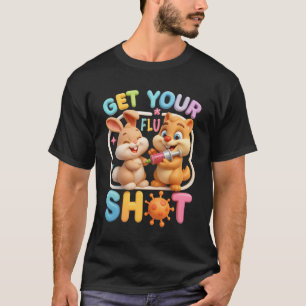 Grippeschleuder und Eichhörnchen Funny Medical Vac T-Shirt