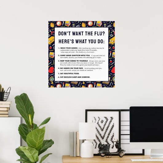 Grippeservice Poster (Heimbüro)