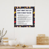 Grippeservice Poster (Küche)