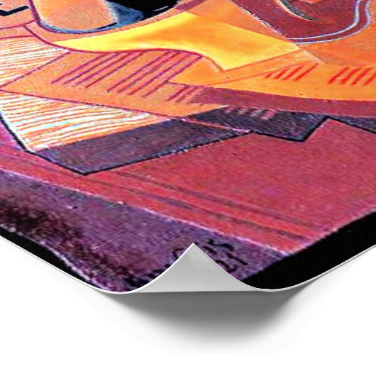 Gris - Blick über die Bucht Poster (Ecke)